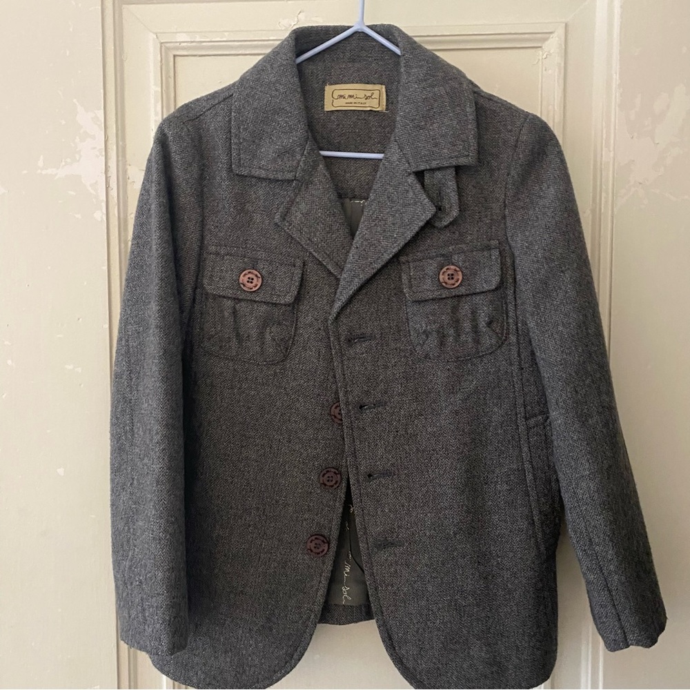 Mimi Sol Italian gray blazer